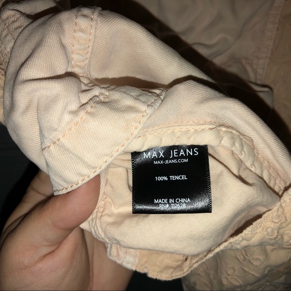 Max Jeans Lace Eyelet Utility Jacket | Size Xs - Picture 7 of 7